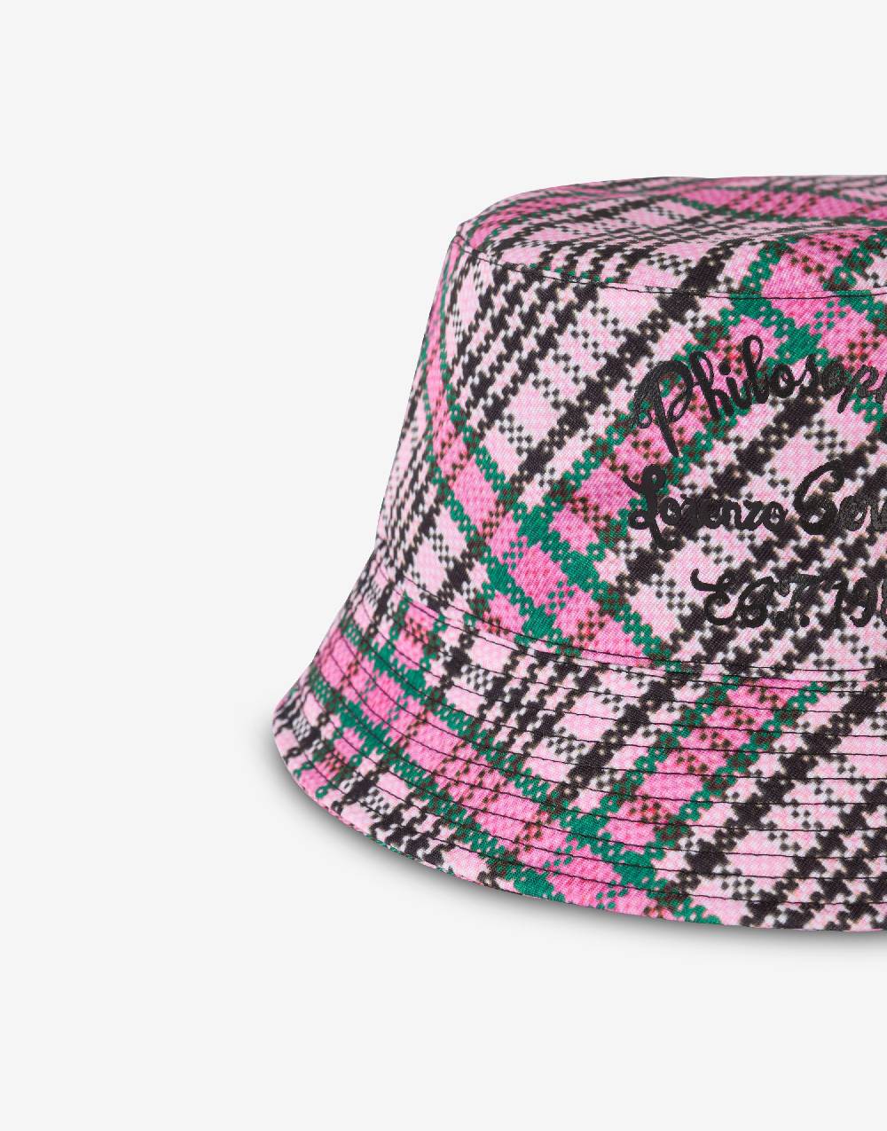 Philosophy Di Lorenzo Serafini Cappello beachwear con stampa Check Prezzo basso