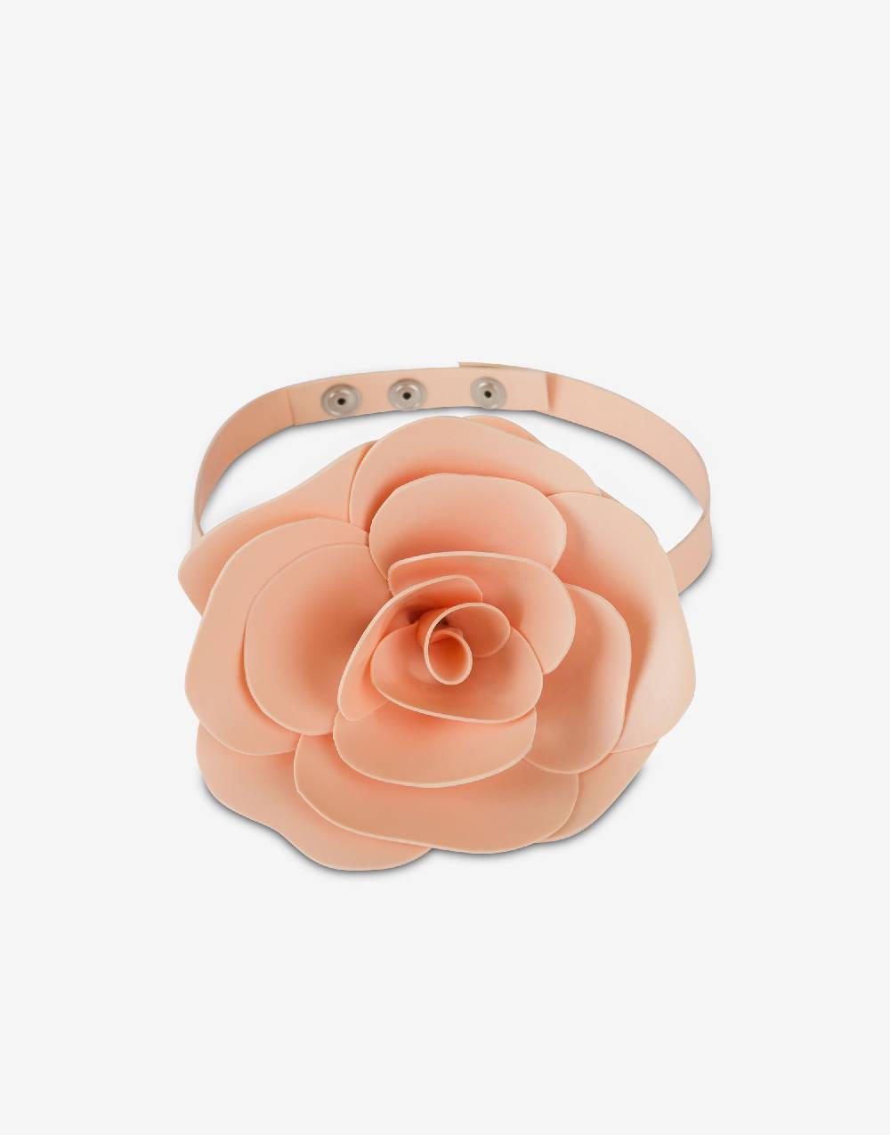 Philosophy Di Lorenzo Serafini Choker con fiore in latex Pezzi Unici