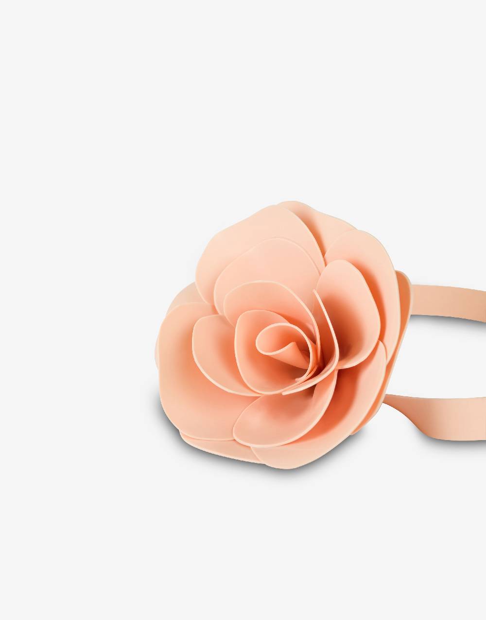 Philosophy Di Lorenzo Serafini Choker con fiore in latex Pezzi Unici