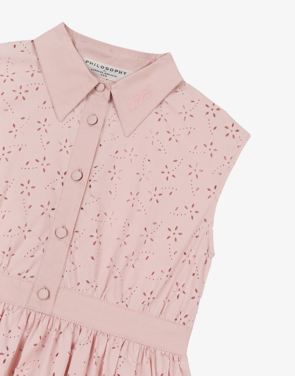 Philosophy Di Lorenzo Serafini Kids abito in cotone con motivo floreale Promozione Limitata