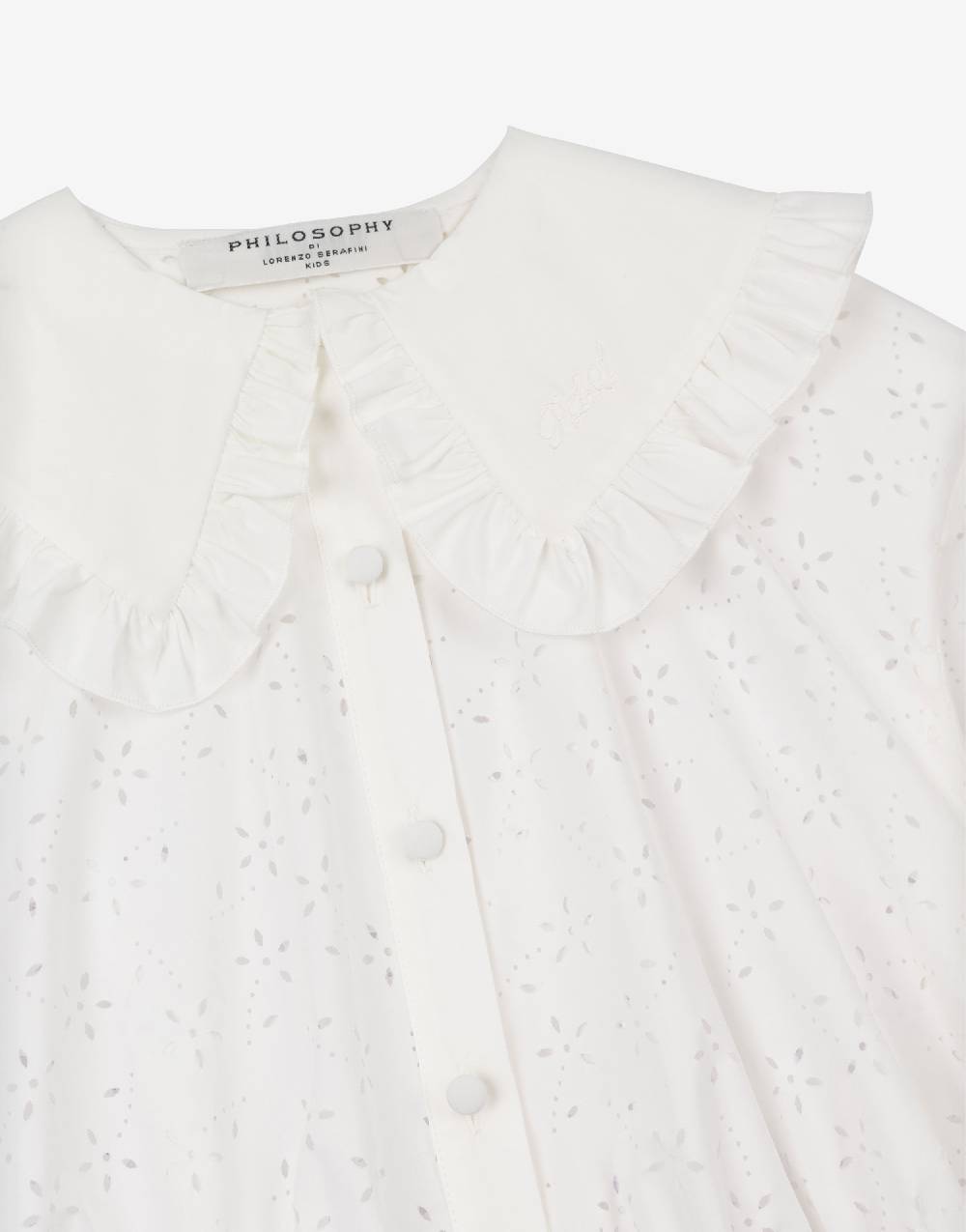 Philosophy Di Lorenzo Serafini Kids camicia in popeline con motivo floreale Sconto