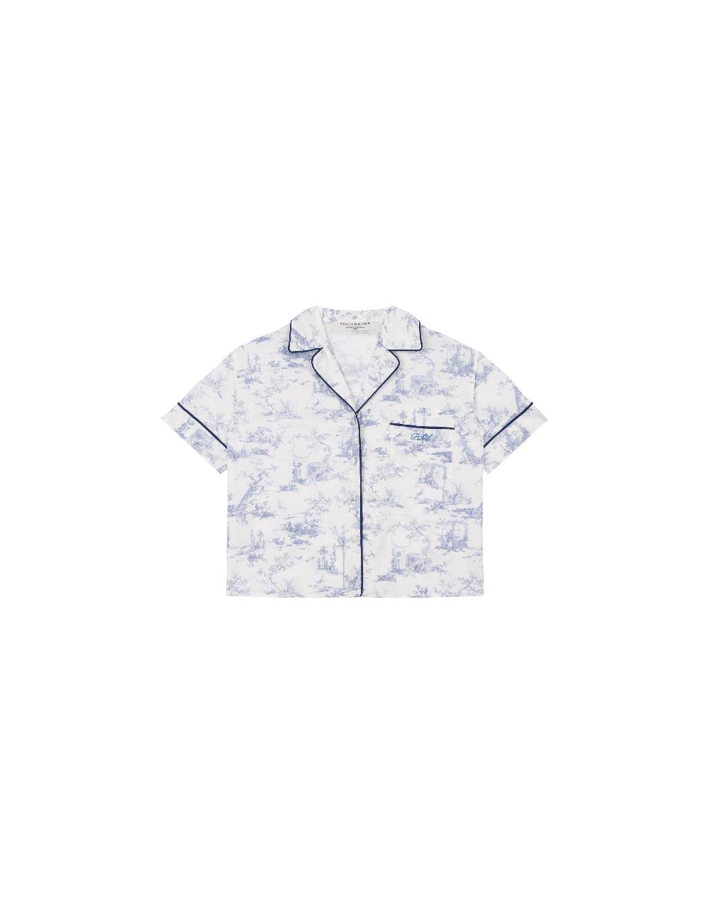 Philosophy Di Lorenzo Serafini Kids camicia in cotone con stampa Toile de Jouy Economico