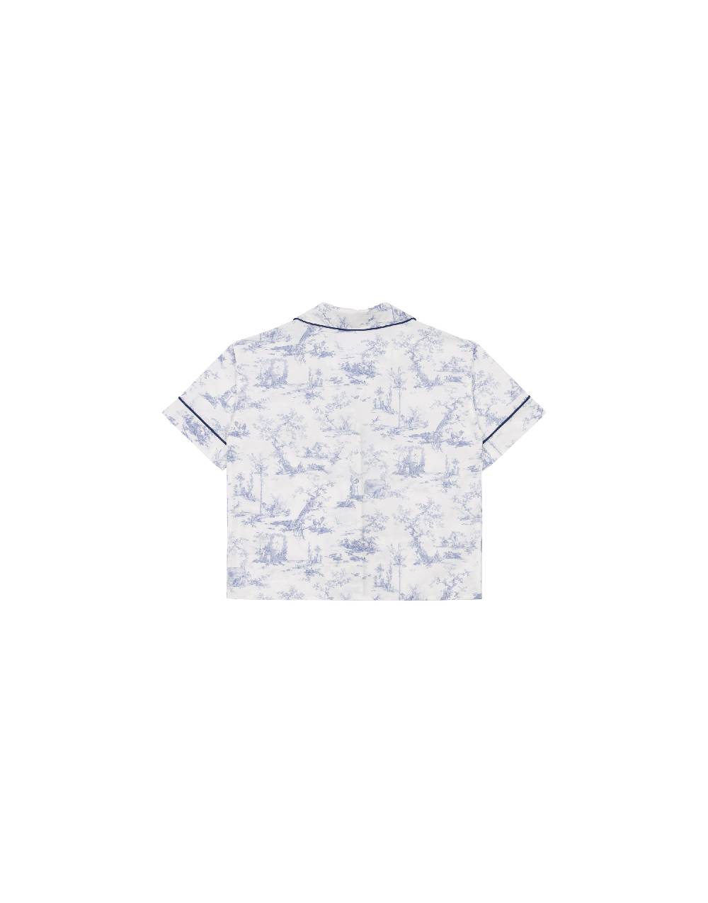 Philosophy Di Lorenzo Serafini Kids camicia in cotone con stampa Toile de Jouy Economico
