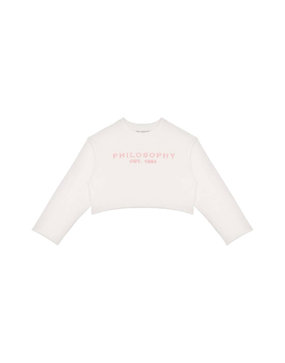 Philosophy Di Lorenzo Serafini Kids felpa in cotone con ricamo logo Saldi