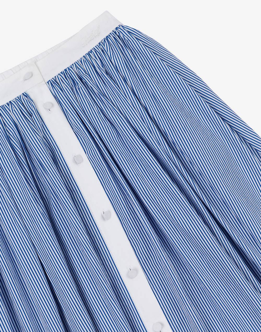 Philosophy Di Lorenzo Serafini Kids gonna ad A in popeline rigato Saldi Di Fabbrica