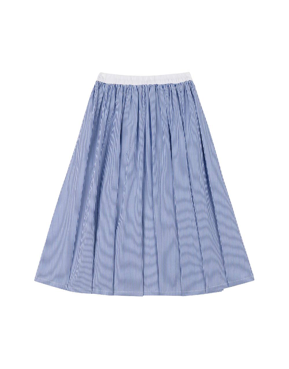 Philosophy Di Lorenzo Serafini Kids gonna ad A in popeline rigato Saldi Di Fabbrica