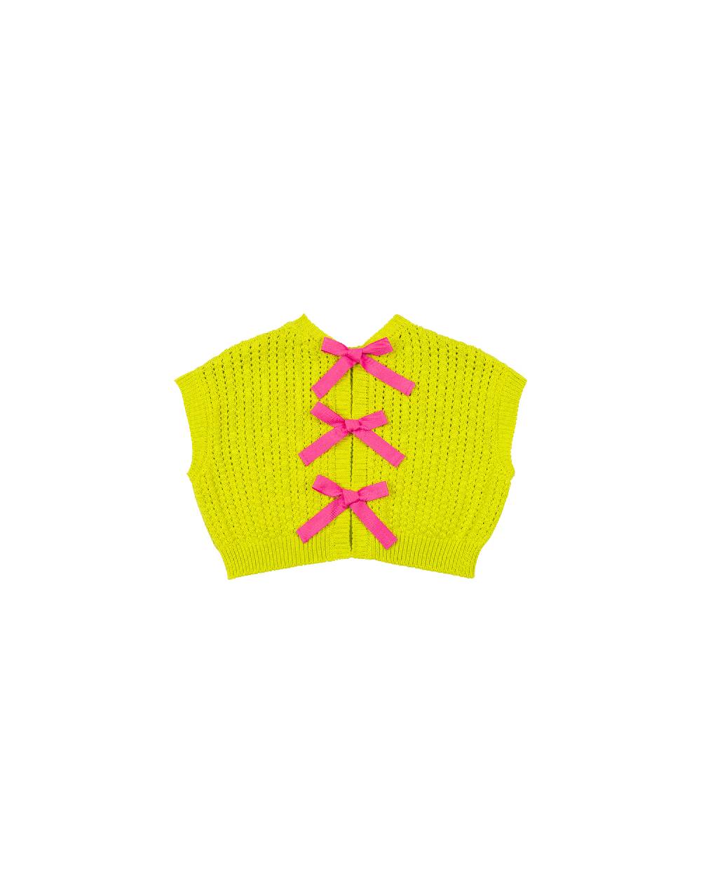 Philosophy Di Lorenzo Serafini Kids gilet in maglia con ricamo logo Negozio