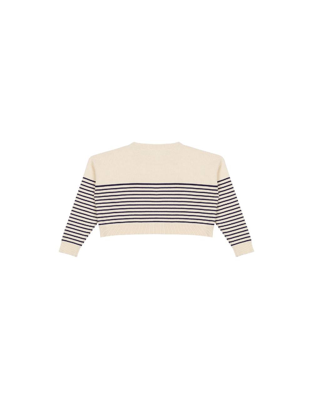 Philosophy Di Lorenzo Serafini Kids maglione in cotone a righe marinière In Saldo
