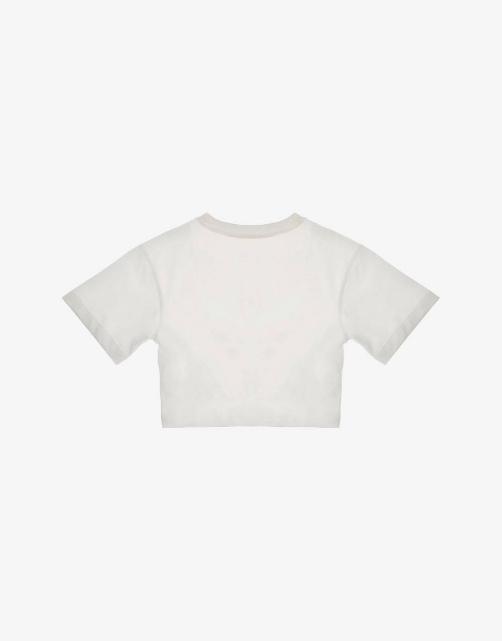 Philosophy Di Lorenzo Serafini Kids t-shirt crop con patch 'doppia P' Moda