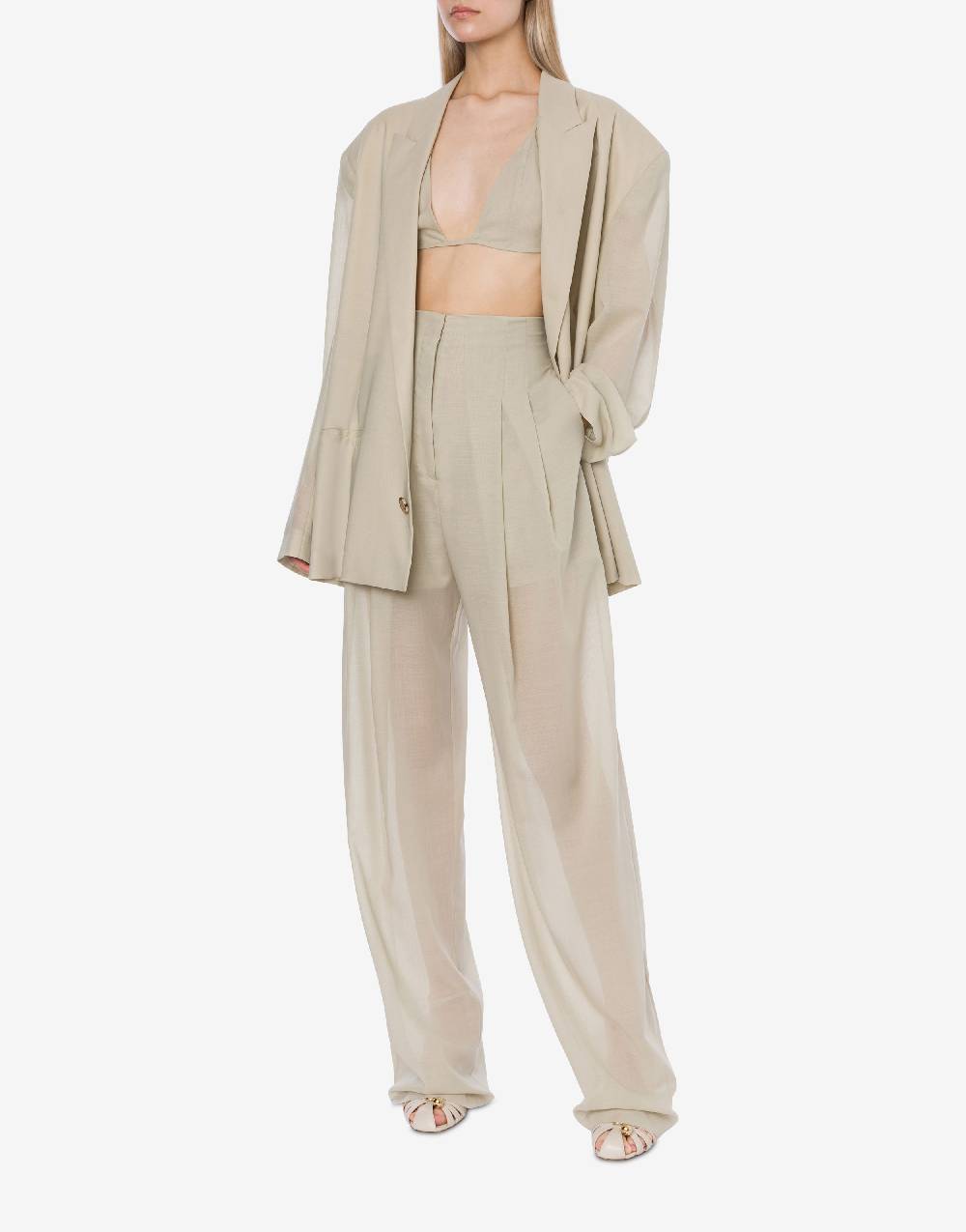 Philosophy Di Lorenzo Serafini Giacca oversize in voile di lana 2025