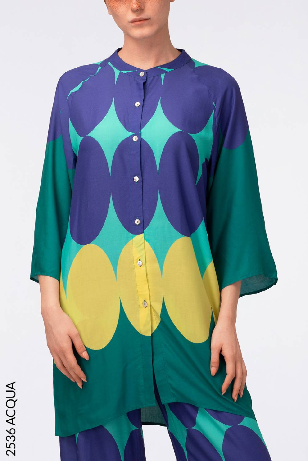 Pierre Mantoux Camicia Coreana Pop Retro’ Vendita Calda