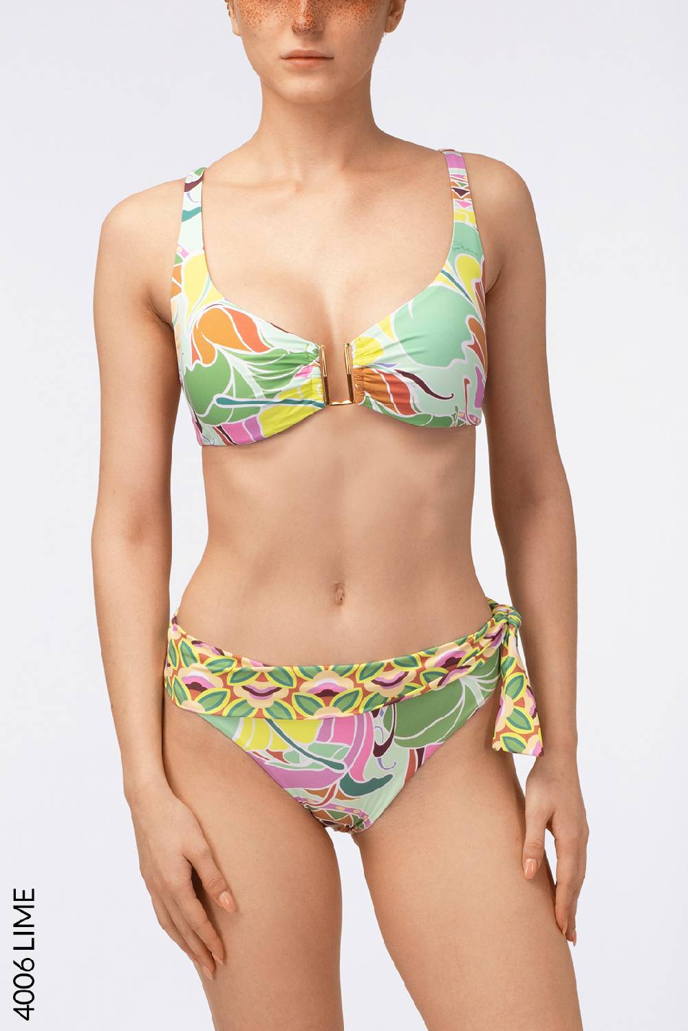 Pierre Mantoux Slip Alto Fiocco Gardenia In Linea