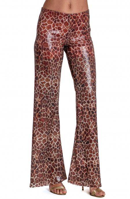 Pin Up Stars PANTALONE STAMPA PAILLETTES GIRAFFA Limitato a 3 giorni
