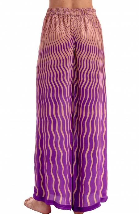 Pin Up Stars PANTALONE PALAZZO STAMPA TIGER SUN 50% di sconto per tempo limitato