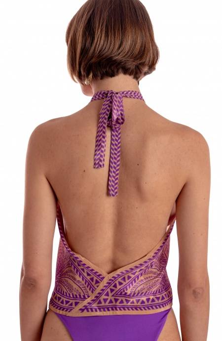 Pin Up Stars TOP FOULARD STAMPA TIGER SUN Sconti questo mese