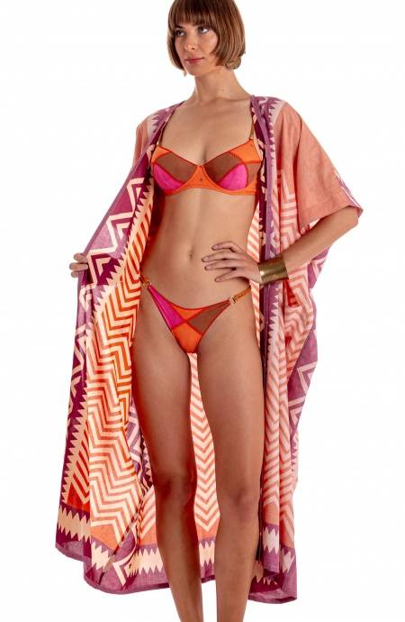 Pin Up Stars KIMONO LUNGO STAMPA BEAUTIFUL TREE 2025