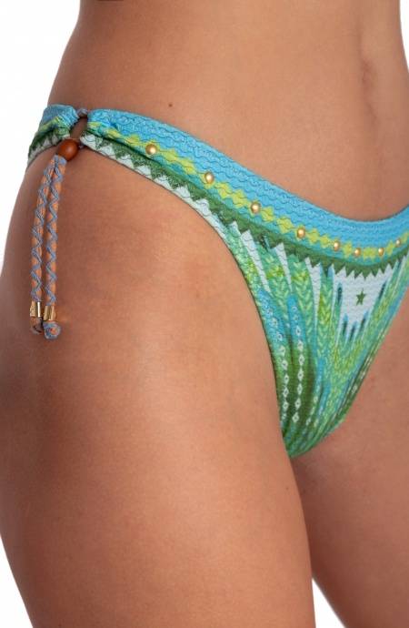 Pin Up Stars BIKINI FASCIA IMBOTTITA CON BORCHIE STAMPA WINGS Offerta speciale
