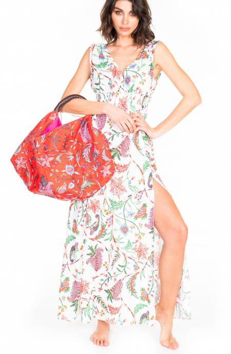 Pin Up Stars Borsa Mare a Sacco Stampa Camaleonte Grandi sconti