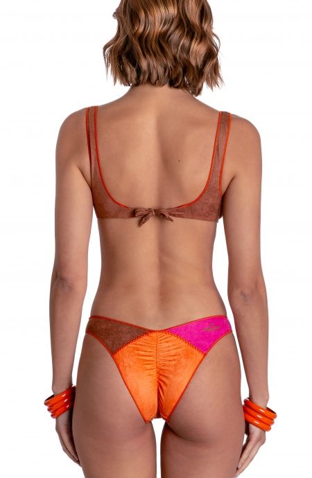 Pin Up Stars BIKINI BRASSIERE DAINETTO CON ACCESSORIO PATCHWORK Promozione