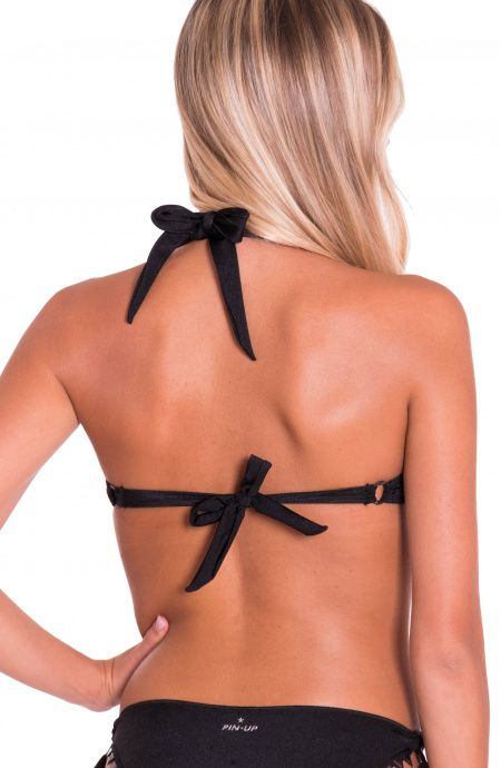 Pin Up Stars Top Bikini Balconcino Ferretto Borchie Specchio A Punta Vendite stagionali
