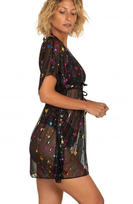 Pin Up Stars Abito Poncho Tulle Stella Capricciosa Offerta Giorno del Papà