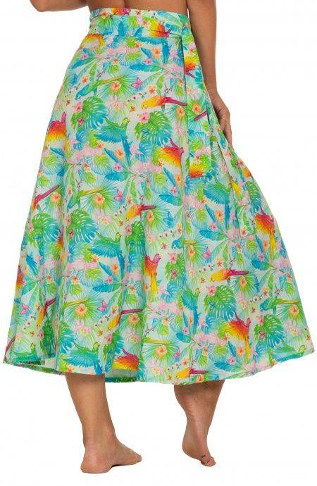 Pin Up Stars Gonna Pareo A Ruota Stampa Happy Tropical Vendita calda