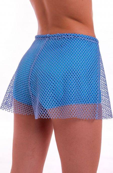 Pin Up Stars Short Rete Lurex Con Culotte Ricamo Fiori Paillettes Super Saving Price