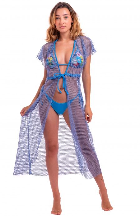 Pin Up Stars Abito Con Coulisse Rete Lurex Ritorno libero
