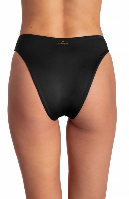 Pin Up Stars SLIP BIKINI VITA ALTA SGAMBATO TINTA UNITA Grande vendita