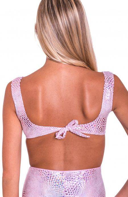 Pin Up Stars Top Bikini Balconcino Con Ferretto Pitone Offerta temporanea