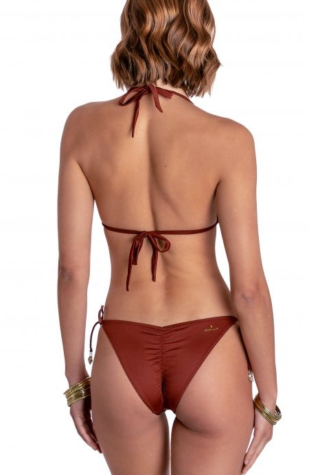 Pin Up Stars TOP BIKINI TRIANGOLO IMBOTTITO CON TASCHINO TINTA UNITA Rilascio limitato