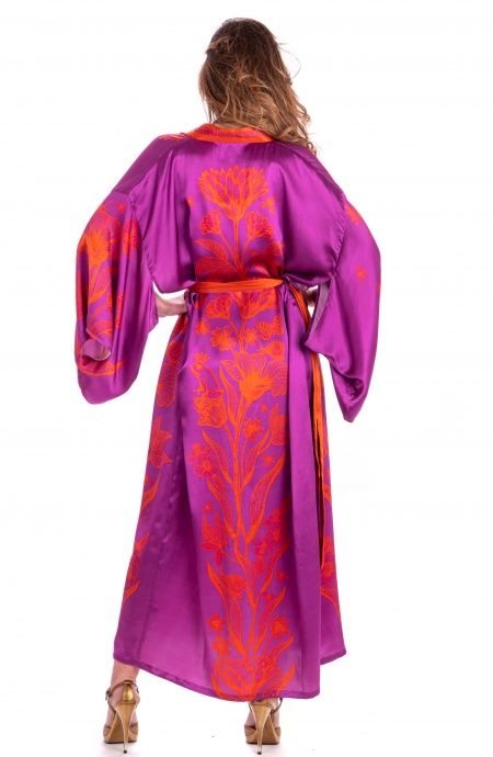 Pin Up Stars Kimono Viscosa Satin Principe Azzurro Promozione temporanea