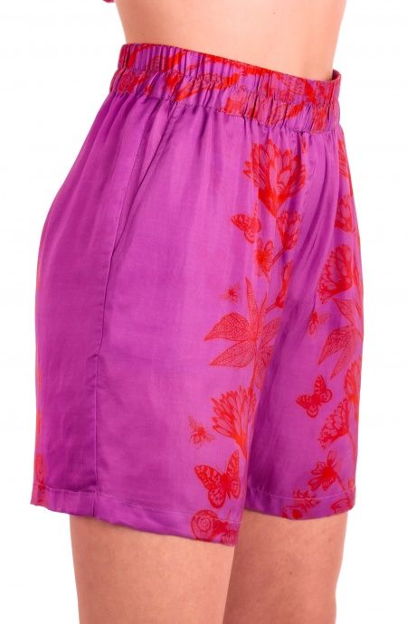 Pin Up Stars Short Viscosa Satin Principe Azzurro Fino al 65% di sconto