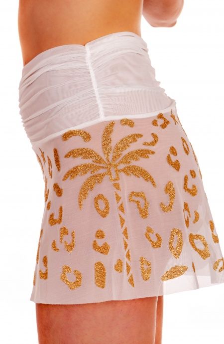Pin Up Stars Short Maculato Lurex e Tulle Sostegno trimestrale