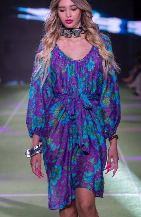 Pin Up Stars Abitino Manica Lunga Stampa Apache Italia