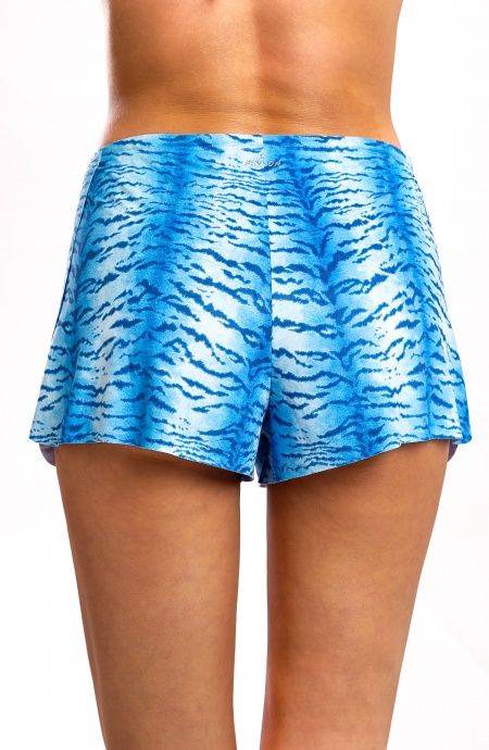Pin Up Stars Short Simil Suade Stampa Tigre Spedizione Gratuita