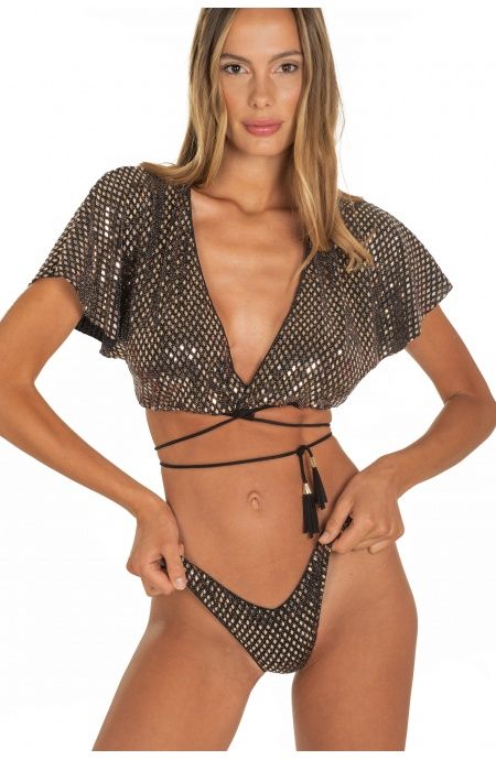 Pin Up Stars Top Specchietto Rombo Prezzo Ridotto