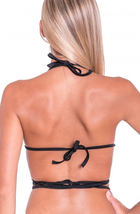 Pin Up Stars Top Bikini Imbottito Fisso Push-Up Velvet Lamina Fiorellini Spedizione gratuita