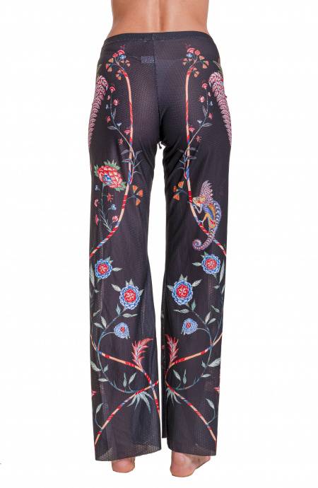Pin Up Stars Pantalone Rete Stampa Camaleonte Grandi sconti