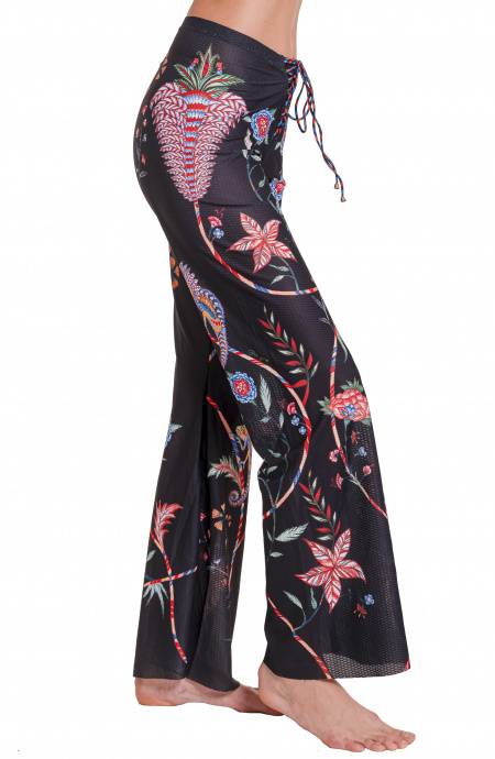 Pin Up Stars Pantalone Rete Stampa Camaleonte Grandi sconti