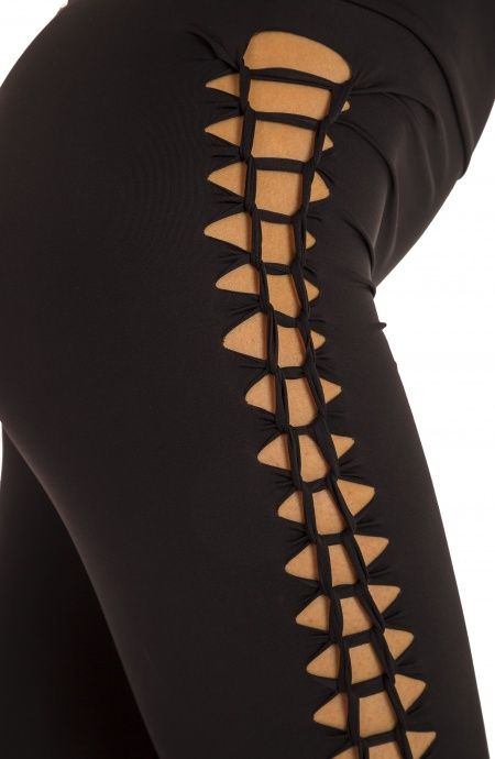 Pin Up Stars Leggins Laserato Tinta Unita Offerte stagionali