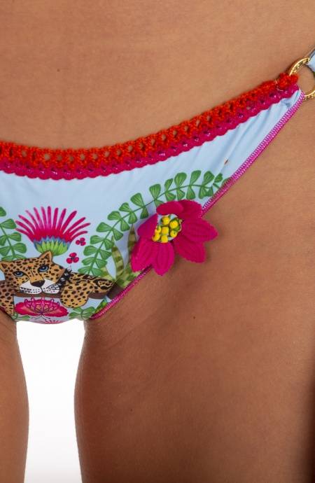 Pin Up Stars Bikini Triangolo Imbottito Slip Fiocchi Jungla Attitude Offerte