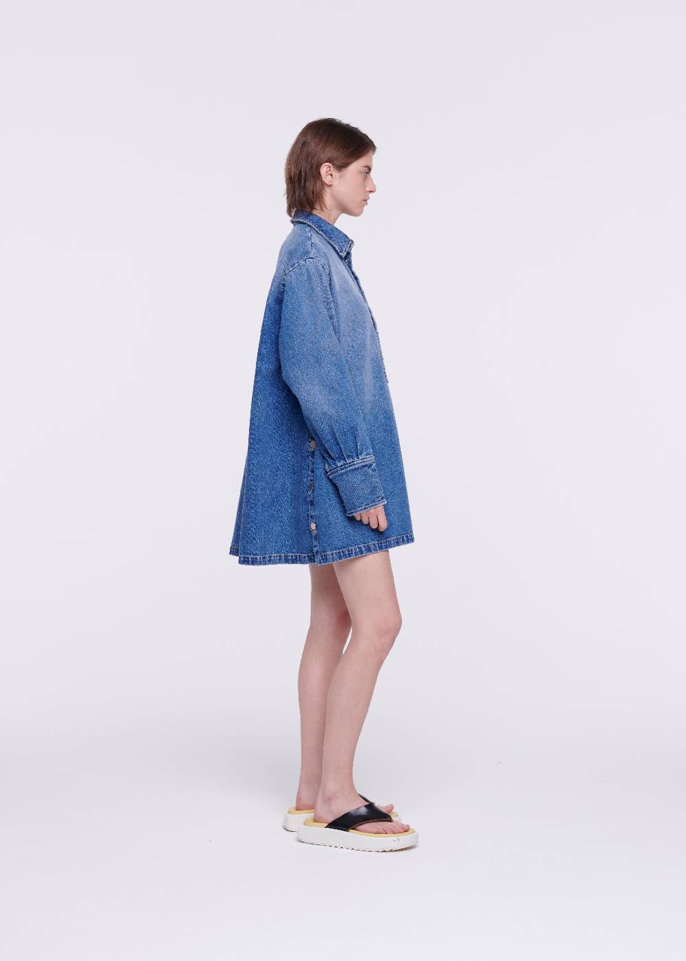 ﻿Plan C CAMICIA IN DENIM Sottocosto