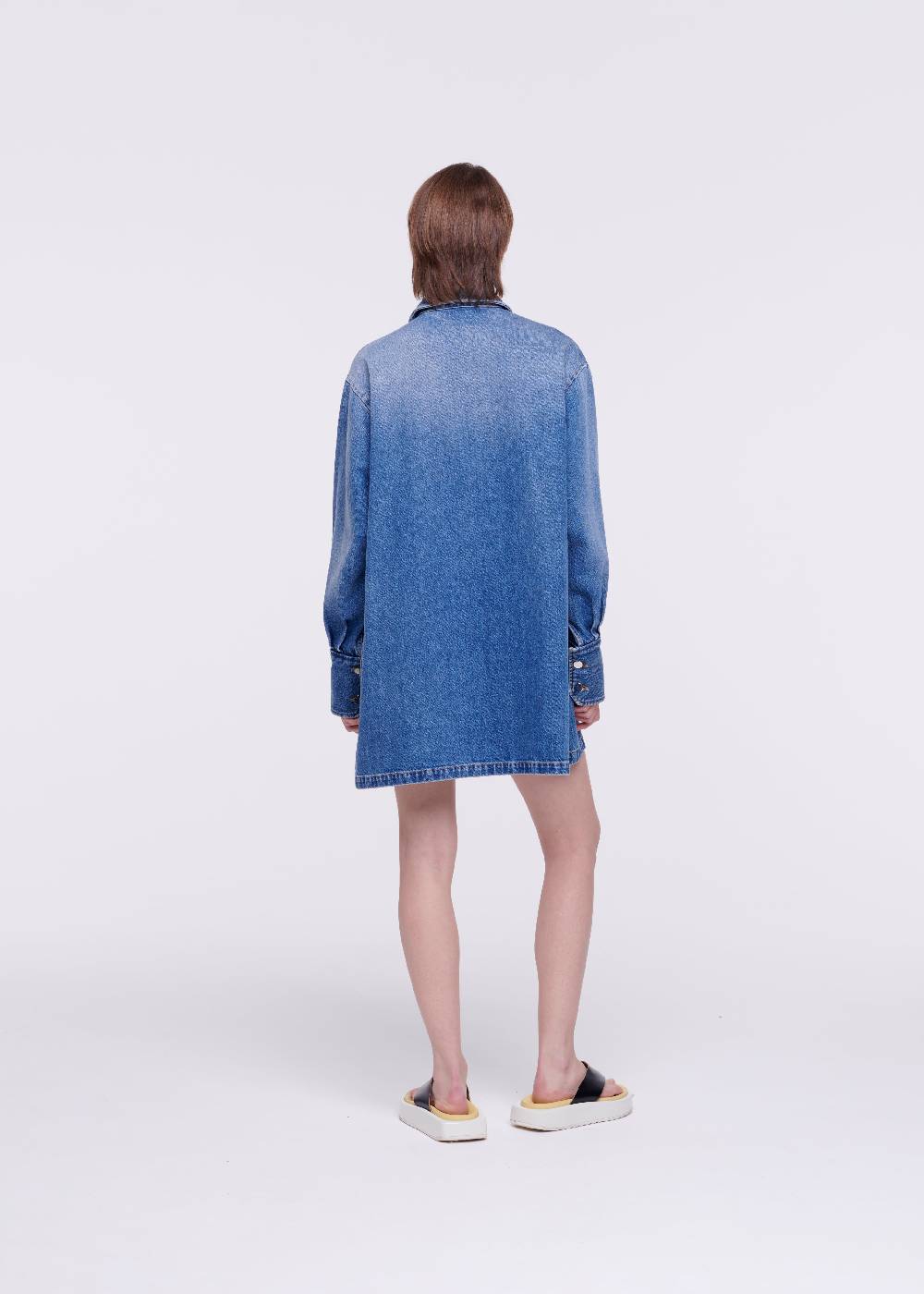 ﻿Plan C CAMICIA IN DENIM Sottocosto