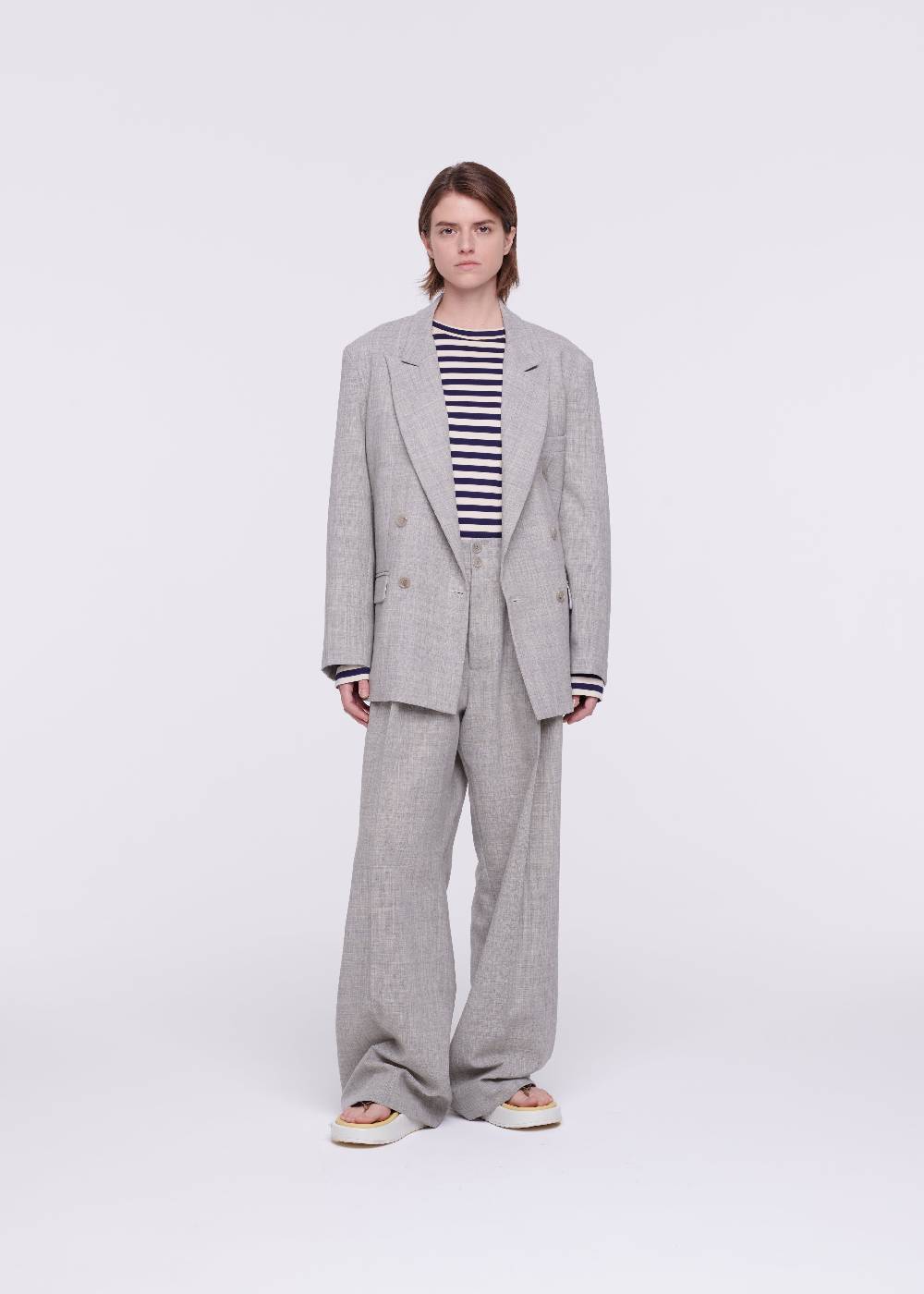 Plan C BLAZER DOPPIOPETTO MELANGE Economico