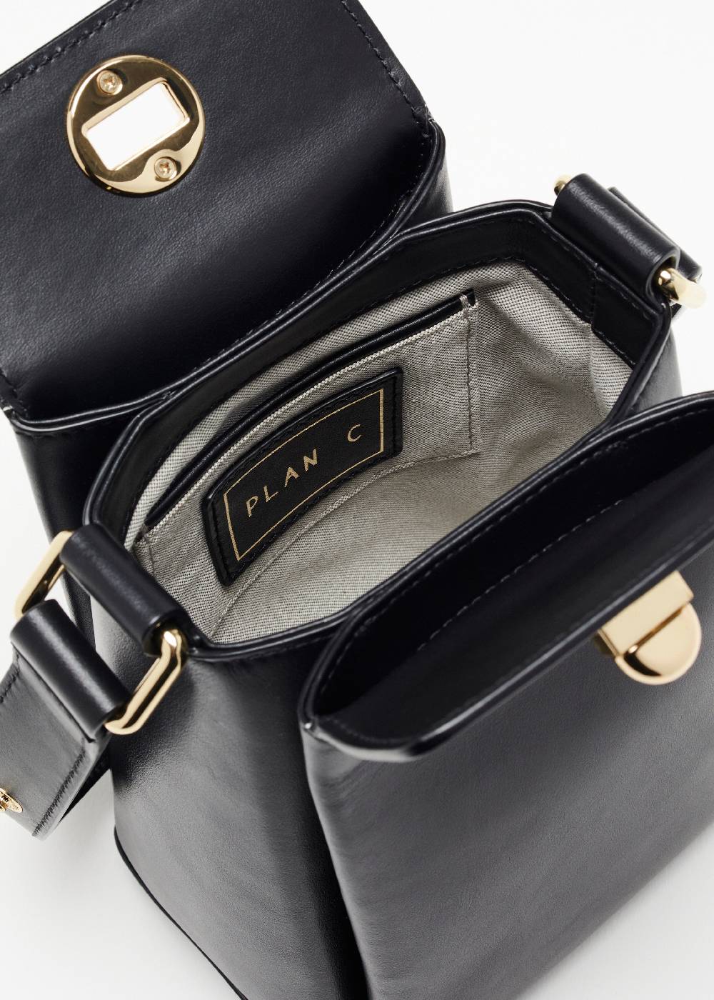 Plan C CAMERA BAG FOLDED NERA In Linea