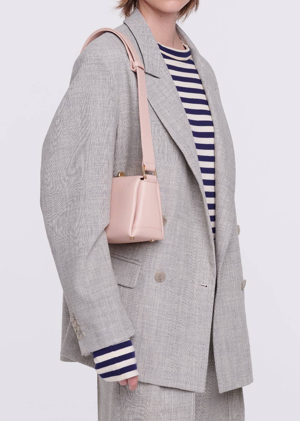 Plan C BORSA MINI FOLDED ROSA CIPRIA Qualità Garantita