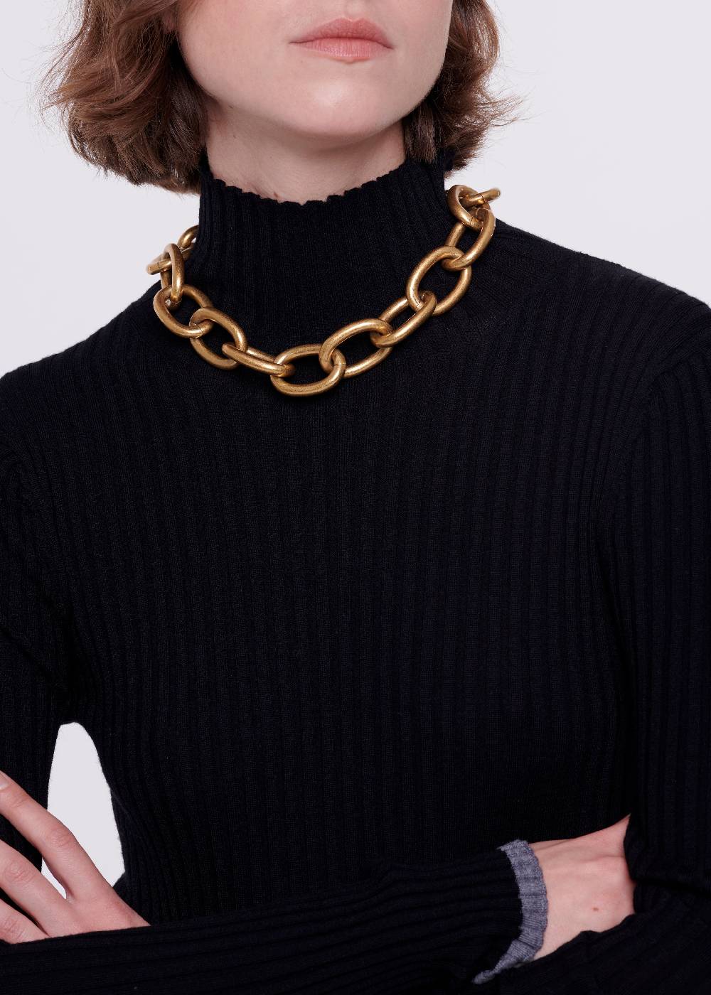 Plan C COLLANA CHUNKY DORATA A CATENA Fino Al -60%