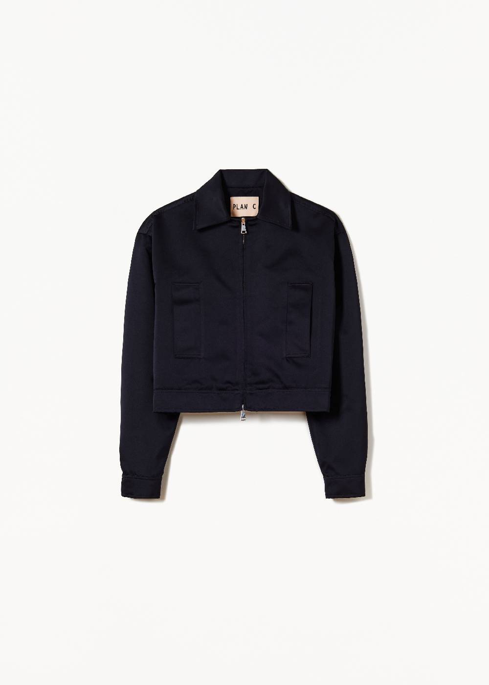 Plan C GIACCA BLU IN DUCHESSE Sottocosto