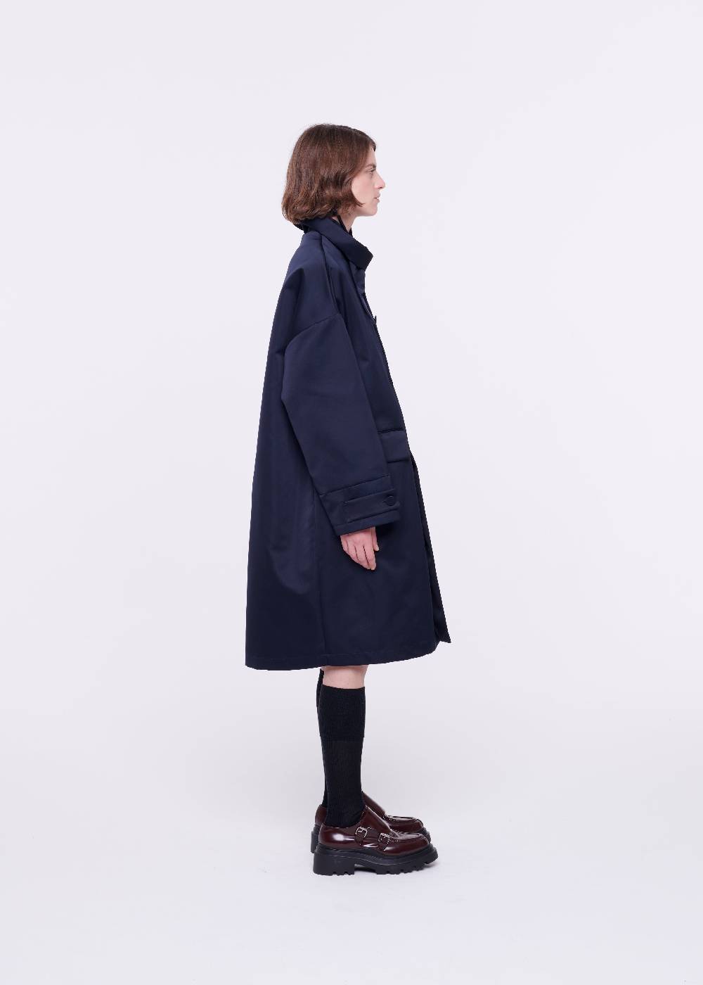 Plan C CAPPOTTO BLU IN DUCHESSE Novità
